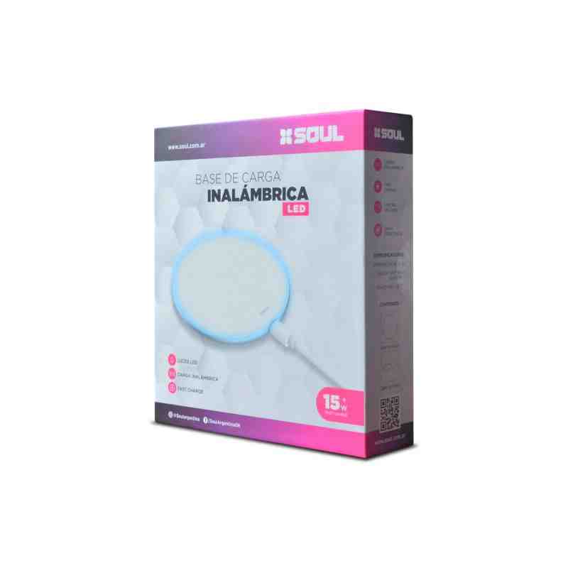 BASE DE CARGA INALAMBRICA SOUL 15W S50